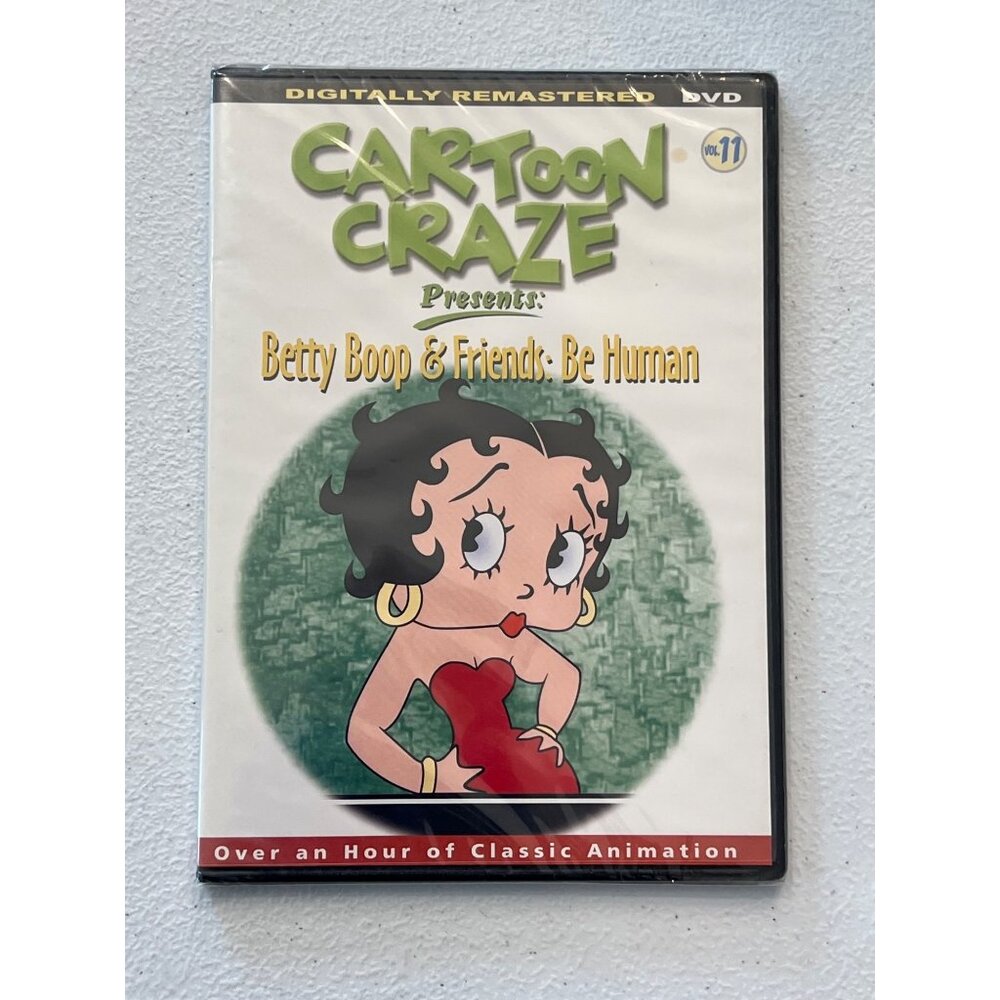Cartoon Craze Betty Boop & Friends Be Human DVD Vol. 11 Remastered New Sealed